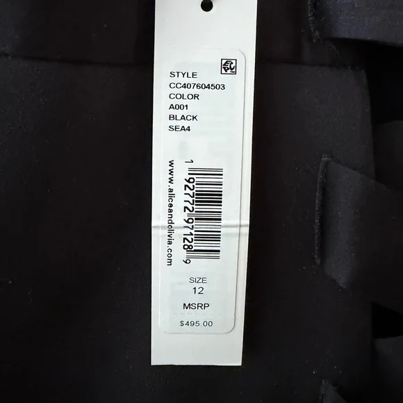 ALICE + OLIVIA Saige Tiered Midi Dress - Picture 6 of 6